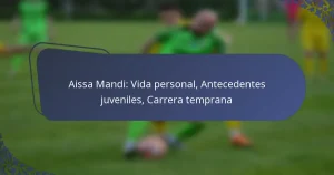Aissa Mandi: Vida personal, Antecedentes juveniles, Carrera temprana